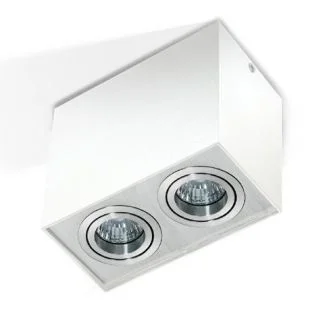 AZZARDO GM4204-WH-ALU / AZ1354 Eloy 2 (white/aluminium) Lampa sufitowa