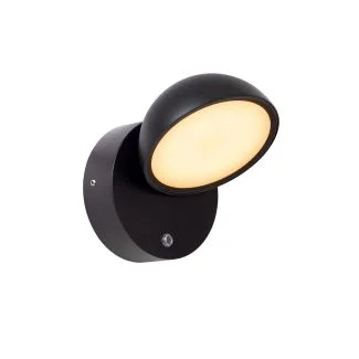 LUCIDE FINN - CZUJNIK ZMIERZCHU 22865/12/30 LAMPA ZEWNĘTRZNA ŚCIENNA czarny