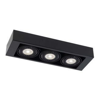 ANTIGO Plafon Koga 3 - Czarny (80 mm) 1154