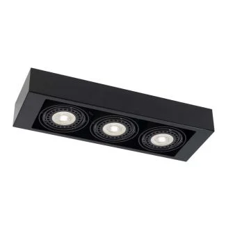 ANTIGO Plafon Koga 3 - Czarny (80 mm) 1154