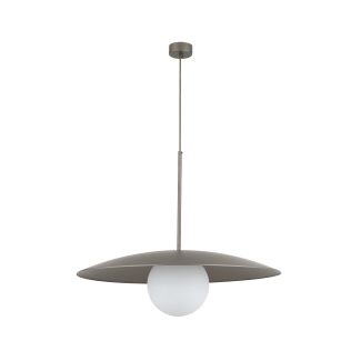 TK-LIGHTING 11347 SLATE NEW BROWN GLASS LAMPA WISZĄCA1XE27