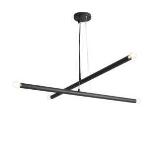 ALDEX 1072L1 LAMPA WISZĄCA TUBO 4 KOLOR CZARNY