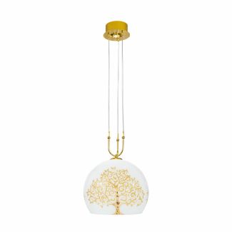 KOLARZ 0392.31+1L.3.AL.GO LUNA lampa wisząca złoto 24K