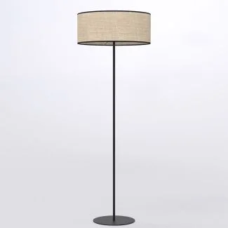 EMIBIG 1654/LP1 ECO LP1 BL RATTAN LAMPA PODŁOGOWA