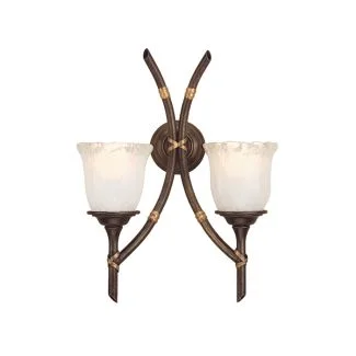 ELSTEAD BAMBOO BB2/B BRZ PATINA 2Lt Wall Light