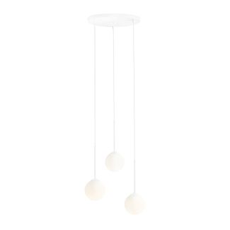 ALDEX 1087E_R LAMPA WISZĄCA BOSSO 3 RING KOLOR BIAŁY