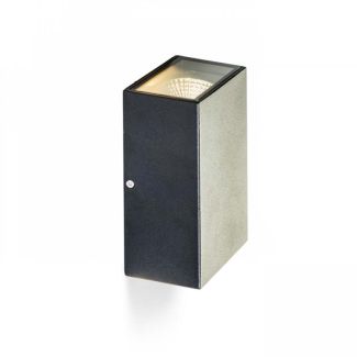 RENDL R10353 DIXIE 10X16 ścienna czarna 230V/350mA LED 2x5W 92° IP54 3000K