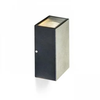 RENDL R10353 DIXIE 10X16 ścienna czarna 230V/350mA LED 2x5W 92° IP54 3000K