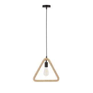 CANDELLUX 31-28716 Triun lampa wisząca czarny+beżowy 1x40W E27