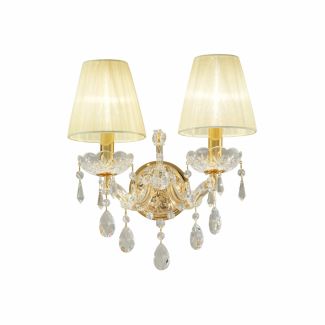 KOLARZ 3844.62.3.SPT SCHC�NBRUNN lampa ścienna złoto 24K