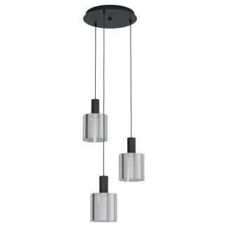 EGLO 98754 LAMPA GOROSIBA OPRAWA WISZĄCA HL/3 E27 SCHWARZ/SW-TRANSP.GOROSIBA