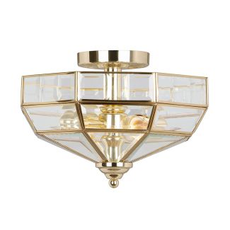 ELSTEAD Old Park OLD-PARK-PB 2 Light Wall Lantern - Polished Brass