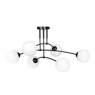 EMIBIG 670/6 PREGOS 6 BLACK LAMPA SUFITOWA