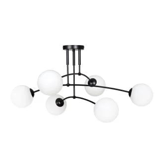 EMIBIG 670/6 PREGOS 6 BLACK LAMPA SUFITOWA