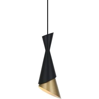 ITALUX Malia PND-85949-1 BK+GD