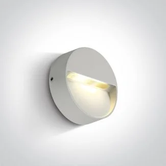 ONE LIGHT 67359/W/W Platonas biały kinkiet LED 3000K 3W IP54