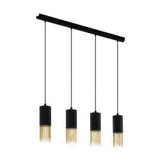 EGLO 39659 LAMPA COUNUZULUS OPRAWA WISZĄCA HL/4 E27 SCHWARZ/MESSING COUNUZULUS