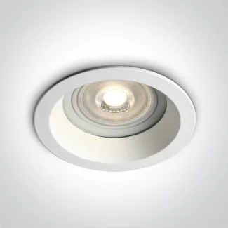 ONE LIGHT 10105R2/W Kedares biały wpust z oprawką GU10 MR16 50W IP65 dark light