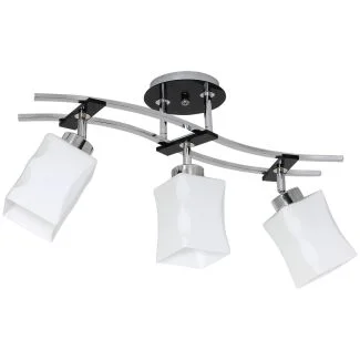 LUMINEX 790 oprawa sufitowa Derby plafon czarny chrom