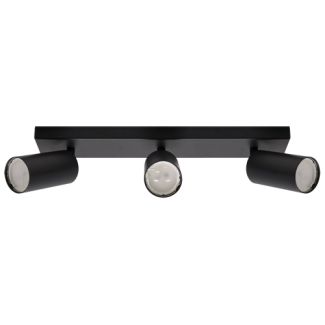 IDEUS 3765 MANAM GU10 3L BLACK Oprawa ścienno-sufitowa