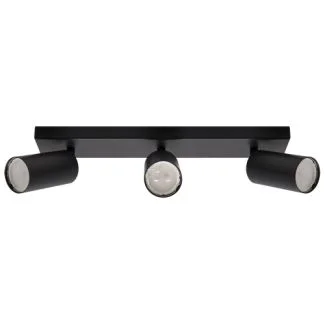 IDEUS 3765 MANAM GU10 3L BLACK Oprawa ścienno-sufitowa