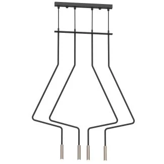 ANTIGO Lampa wisząca no. Vi 4 - Czarna (1120 mm) 5141