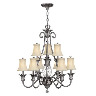 ELSTEAD Plantation HK-PLANT10-PL 10 Light Chandelier - Polished Antique Nickel