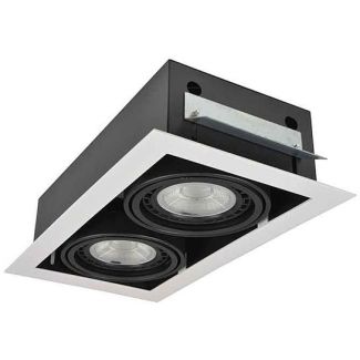 AZZARDO AZ2877 NOVA 2 WHITE/BLACK TECHNICAL LAMP