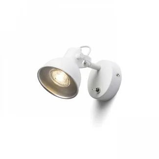 RENDL R12507 ROSITA I ścienna biała/srebrno-szara 230V LED GU10 9W