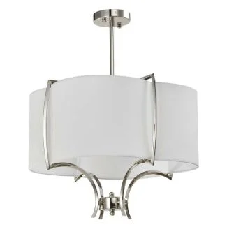 COSMOLIGHT Lampa wisząca FARO P04046NI-WH