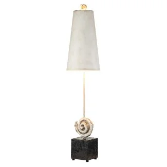 ELSTEAD FB-SWIRL-TL Lampa stołowa Swirl - 1 PŁ - Biała / Czerń