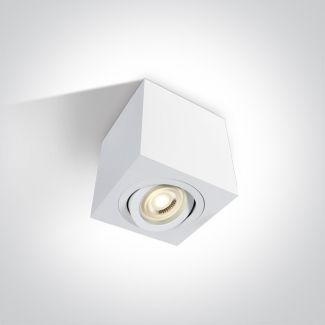 ONE LIGHT 12105AC/W Langadas biała oprawa sufitowa z oprawką GU10 MR16 10W