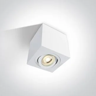 ONE LIGHT 12105AC/W Langadas biała oprawa sufitowa z oprawką GU10 MR16 10W