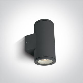 ONE LIGHT 67400B/AN Cosmo 2 zewnętrzny cylinder ścienny antracyt 2x35W MR16 GU10
