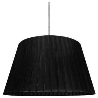 CANDELLUX 31-23285 NOTIZIA LAMPA WISZĄCA SATYNOWY 37 1X60W E27 ABAŻUR CZARNY