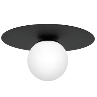 LUMINEX 3308 oprawa sufitowa Flat plafon czarny biały