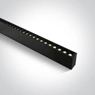 ONE LIGHT 38150B/B/W Syneti czarna oprawa z możłiwością montażu podwieszanego lub natynkowego z 48 punktami LED UGR17 3000K 40W