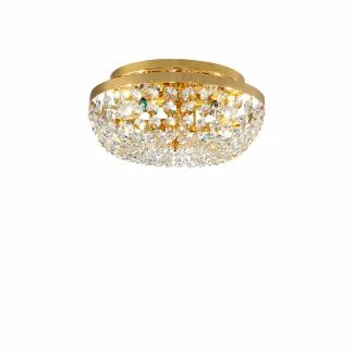 KOLARZ 3161.13/33 SCHC�NBRUNN lampa sufitowa złoto 24K