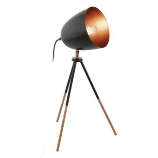 EGLO 49385 LAMPA CHESTER OPRAWA STOŁOWA TL/1 E27 SCHWARZ/KUPFER CHESTER