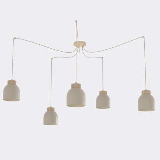 EMIBIG 1624/5 KRU 5 MOKKA LAMPA WISZĄCA