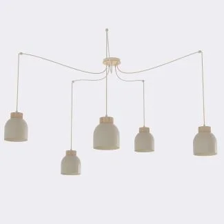 EMIBIG 1624/5 KRU 5 MOKKA LAMPA WISZĄCA