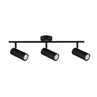 CANDELLUX 93-01634 COLLY LAMPA SUFITOWA CZARNY 3X15W GU10 KLOSZ CZARNY