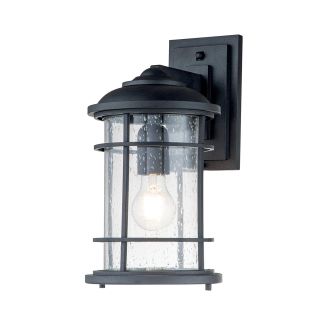 ELSTEAD FE-LIGHTHOUSE2-M-BLK Średnia latarnia naścienna Lighthouse - 1 PŁ - Teksturowana czerń