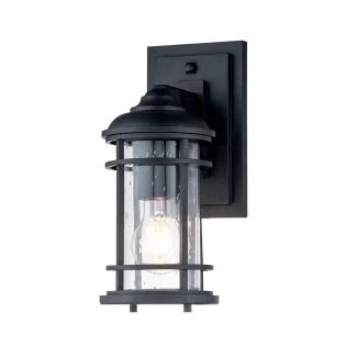 ELSTEAD FE-LIGHTHOUSE2-S-BLK Mała latarnia naścienna Lighthouse - 1 PŁ - Teksturowana czerń