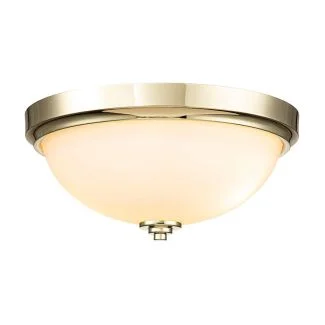 ELSTEAD FE-MALIBU-F-BATH-PB Plafon Malibu - 2 PŁ - Polerowany mosiądz