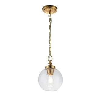 ELSTEAD FE-TABBY-P-S-BB Lampa wisząca Tabby - 1 PŁ - Oksydowany mosiądz
