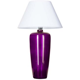 4 CONCEPTS BILBAO VIOLET L019711215 lampa stołowa z abażurem