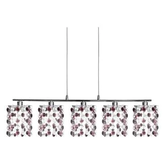 CANDELLUX 35-97029 CLASSIC ZWIS 5X40W G9 BURGUND