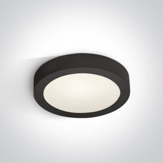 ONE LIGHT 62115F/B/C Panena czarny plafon LED IP40 4000K 16W