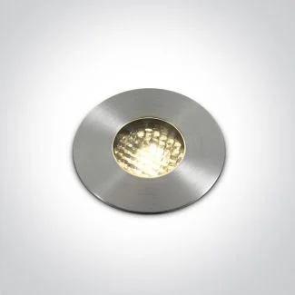 ONE LIGHT 69052/W Karea wpust ze stali nierdzewnej COB LED o strukturze plastra miodu 3W IP67